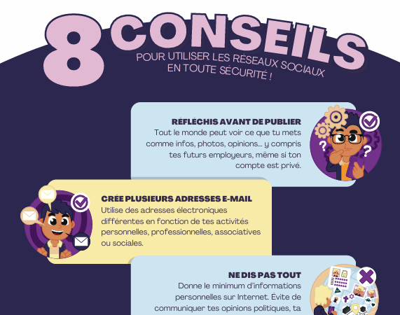 8 Conseils pour les réseaux sociaux