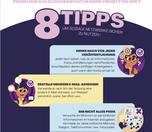 8 Tipps um sociale Netwerke sicher zu nutzen !