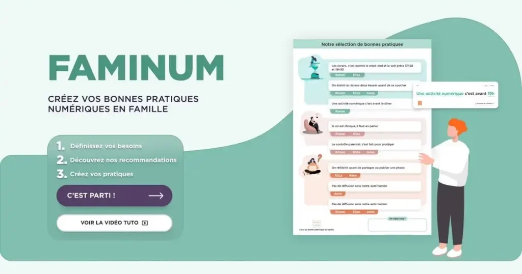 Faminum — bonnes pratiques numériques en famille